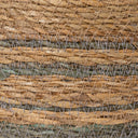 Medium Brown &amp; Grey Rope Lidded Storage Basket - 33cm