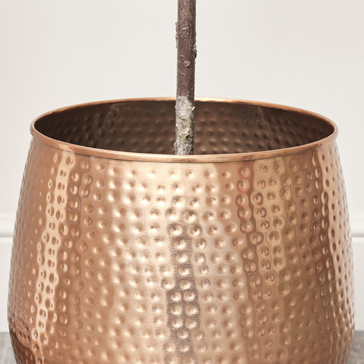 copper plant pots uk Medium Copper Hammered Metal Planter – Melody Maison