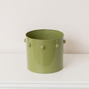 Medium Sage Green Bobbled Planter Pot - 18.5cm x 22cm