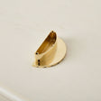 Metal Gold Scalloped Fan Drawer Handles