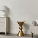 Metal Round Gold Brass Side Table