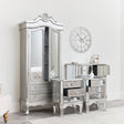 Mirrored Closet, Chest of Drawers &amp; Pair of 3 Drawer Bedsides - Tiffany Range