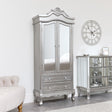 Mirrored Closet, Chest of Drawers &amp; Pair of 3 Drawer Bedsides - Tiffany Range