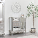 Mirrored Closet, Chest of Drawers &amp; Pair of 3 Drawer Bedsides - Tiffany Range