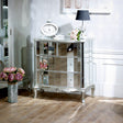 Mirrored Closet &amp; Chest of Drawers - Tiffany Range