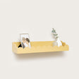Mustard Scalloped Wall Storage Shelf - 61cm