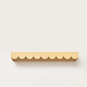 Mustard Scalloped Wall Storage Shelf - 61cm