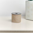 Natural Linen Hessian Look Wired Ribbon 2.7m