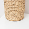 Natural Rope Effect Table Lamp with Beige Linen Shade