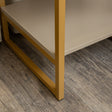 One Drawer Bedside Table - Liana Taupe Range