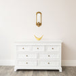 Ornate Antique Gold Mirrored Candle Sconce