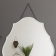 Ornate Frameless Bevelled Wall Mirror