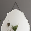 Ornate Frameless Bevelled Wall Mirror