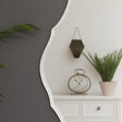 Ornate Frameless Bevelled Wall Mirror