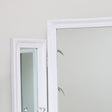 Ornate White Vintage Triple Dressing Table Mirror 55cm x 74cm