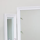 Ornate White Vintage Triple Dressing Table Mirror 55cm x 74cm