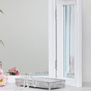 Ornate White Vintage Triple Dressing Table Mirror 55cm x 74cm