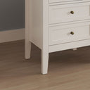 3 Drawer Bedside Table - Rowley Pale Cream Range