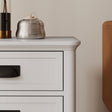Pair of 3 Drawer Bedside Tables - Lawrence Ivory Range