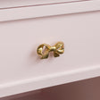 Pair Of 3 Drawer Scalloped Bedside Tables - Staunton Pink Range