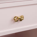 Pair Of 3 Drawer Scalloped Bedside Tables - Staunton Pink Range