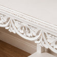 Pair of Bohemian White Distressed Mango Wood Side / Coffee Tables - Freya White Range