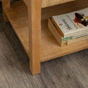 Pair of Natural Mango Wood Bohemian Bedside Tables - Freya Wood Range