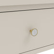 Pair of One Drawer Bedside Table - Abbey Pale Ivory Range