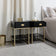 Pair of One Drawer Bedside Tables - Elle Black Range