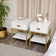 Pair of One Drawer Bedside Tables - Elle White Range