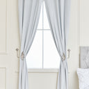 Pair of Silver Angel Wing Curtain Tie Backs