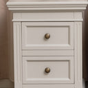 Pair of Taupe-Grey Two Drawer Bedside Tables - Daventry Taupe-Grey Range