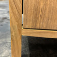 Pale Wood Curved Display Cabinet - Austin Wood Range