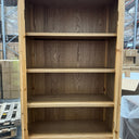 Pale Wood Curved Display Cabinet - Austin Wood Range