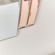 Pink Art Deco Fan Wall Mirror - 60cm x 48cm