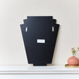 Pink Art Deco Fan Wall Mirror - 60cm x 48cm