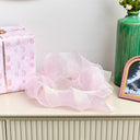 Pink Decorative Ruffle Ribbon 10cm x 270cm