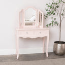 Pink Dressing Table & Mirror Set - Sophia Pink Range - Damaged second