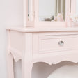 Pink Dressing Table, Mirror, Stool Set - Sophia Pink Range