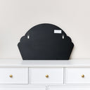 Pink &amp; Green Glass Art Deco Arch Fan Wall Mirror 71cm x 46cm