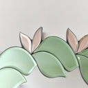 Pink &amp; Green Oval Floral Art Deco Wall Mirror 80cm x 49cm