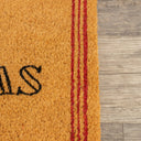 Pink &amp; Natural Coir “Merry Christmas” Doormat - 40cm x 60cm