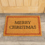 Pink & Natural Coir “Merry Christmas” Doormat - 40cm x 60cm
