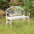 Pink Painted Garden Bench 103cm