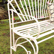 Pink Painted Garden Bench 103cm