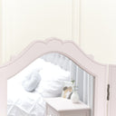 Pink Tabletop Triple Vanity Mirror - Victoria Pink Range
