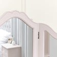 Pink Tabletop Triple Vanity Mirror - Victoria Pink Range