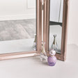 Rose Gold Pink Ornate Dressing Table Triple Mirror