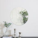 Round Frameless Bevelled Mirror 50cm x 50cm