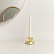 Round Gold Butterfly Candle Holder - 6cm